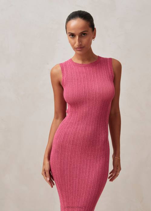 femmes magenta scintillant P64N615 Alohas breezy glim - robe en maille rose