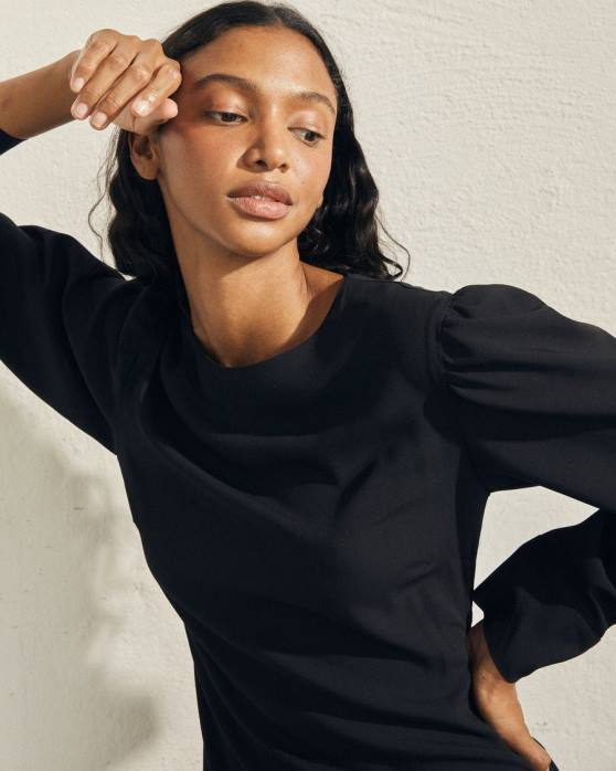 femmes noir P64N1003 Alohas exclesa - robe noire