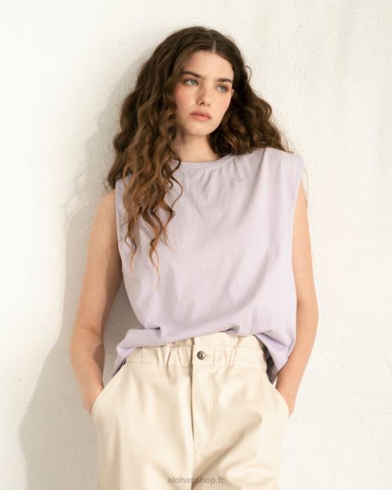 femmes mauve P64N920 Alohas chill - haut en coton violet