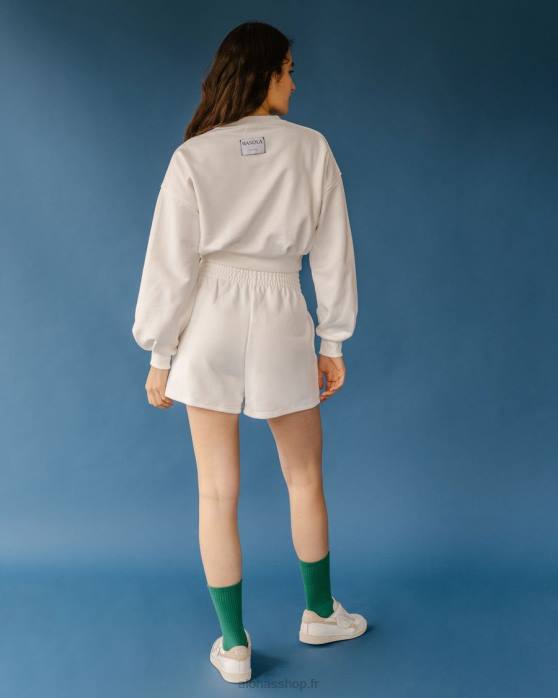 femmesP64N776 Alohas rocky - short en coton blanc
