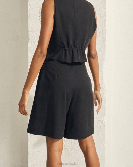 femmes noir P64N715 Alohas zeste - short noir
