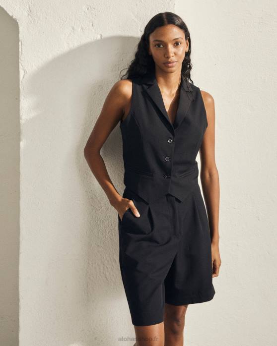 femmes noir P64N715 Alohas zeste - short noir