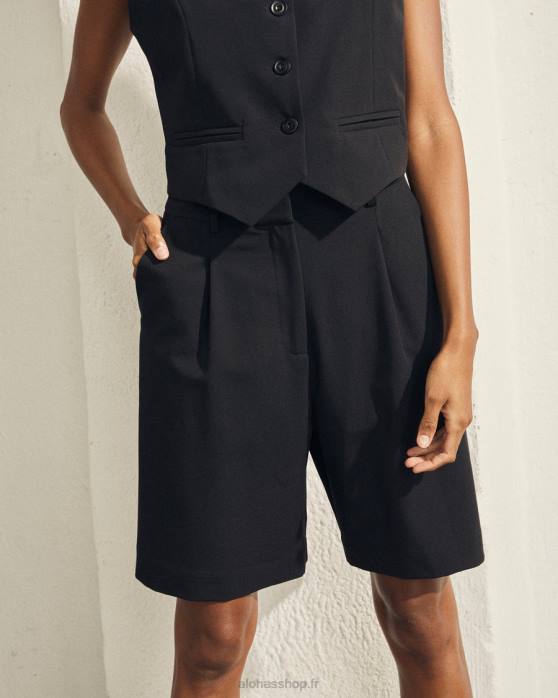 femmes noir P64N715 Alohas zeste - short noir
