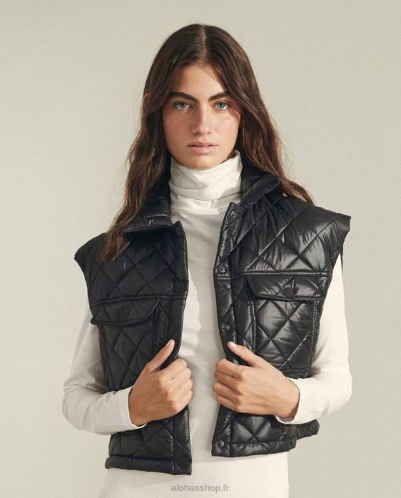 femmesP64N884 Alohas jazz - doudoune noire